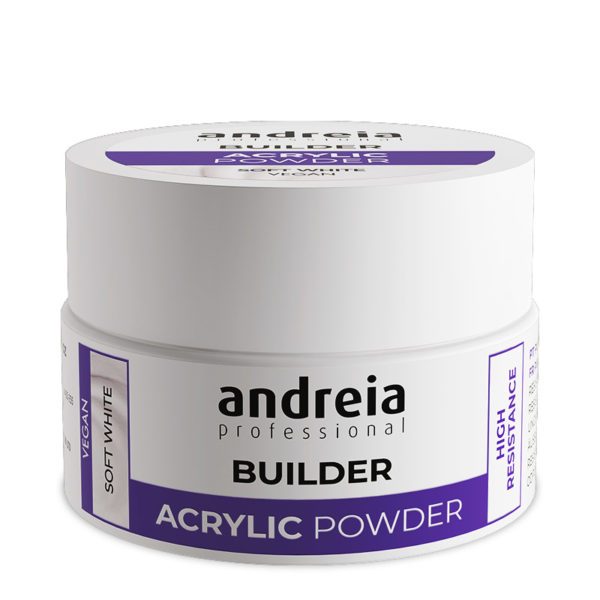 Andreia | Acrylic | Polvo acrílico uñas - Soft White - 22gr