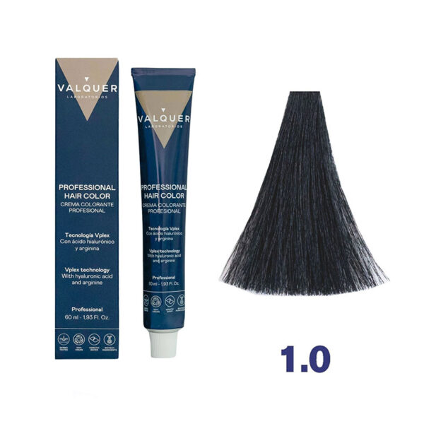 Valquer | Tinte permanente | Negro 1.0 - 60ml