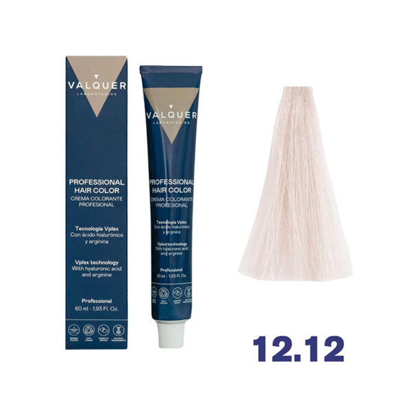 Valquer | Tinte permanente | Superaclarante Ceniza Violeta 12.12 - 60ml