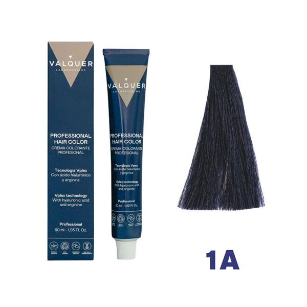Valquer | Tinte permanente | Negro Azulado 1A - 60ml