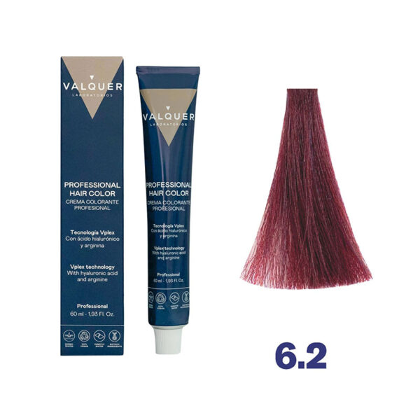 Valquer | Tinte permanente | Rubio Oscuro Violeta 6.2 - 60ml