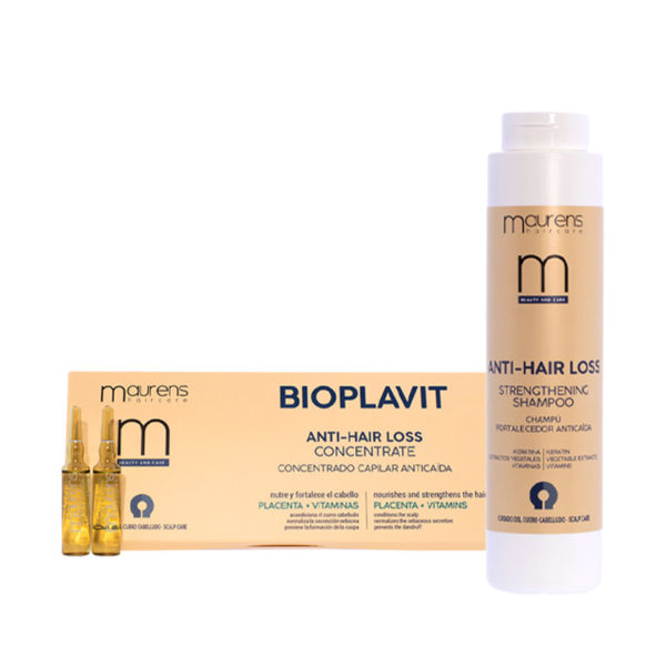 Maurens | Bioplavit | Pack Ampollas placenta vegetal + Champú