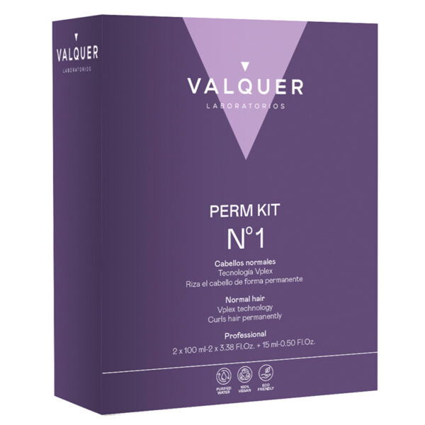 Valquer | Kit para permanente Nº 1- cabellos normales
