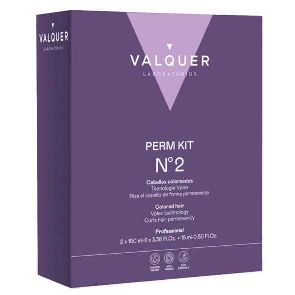 Valquer | Kit para permanente Nº 2- cabellos con tinte